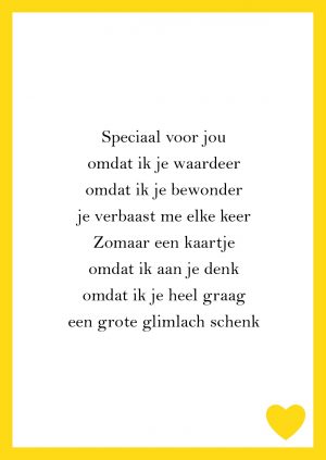 Ansichtkaart 'zomaar'