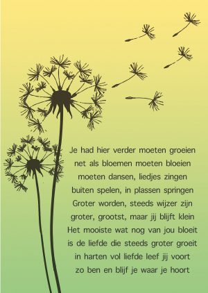 Kaart 'Overleden kindje'