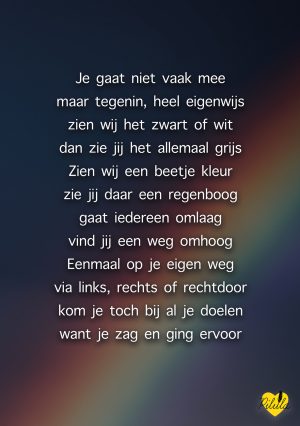 Kaart 'Eigenwijs' (A5)