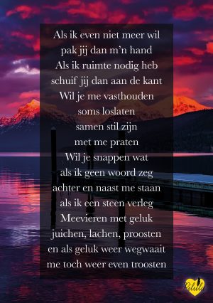 Kaart 'Vasthouden' (A5)