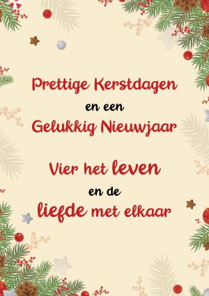 Kaart 'Kerstmis'