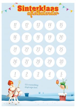 Sinterklaas Aftelkalender