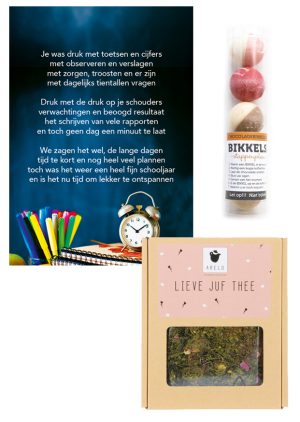 Ontspanningspakketje juf 'druk' middel