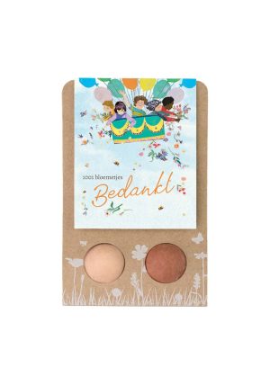 Blossombs Weggeefcadeautje met 2 zaadbommetjes - Air Balloon