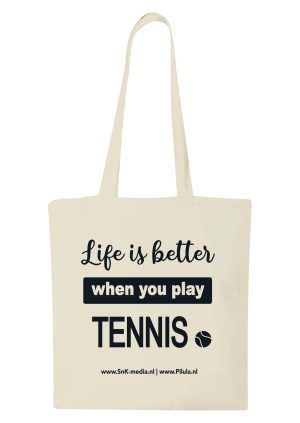 Katoenen tas "tennis"